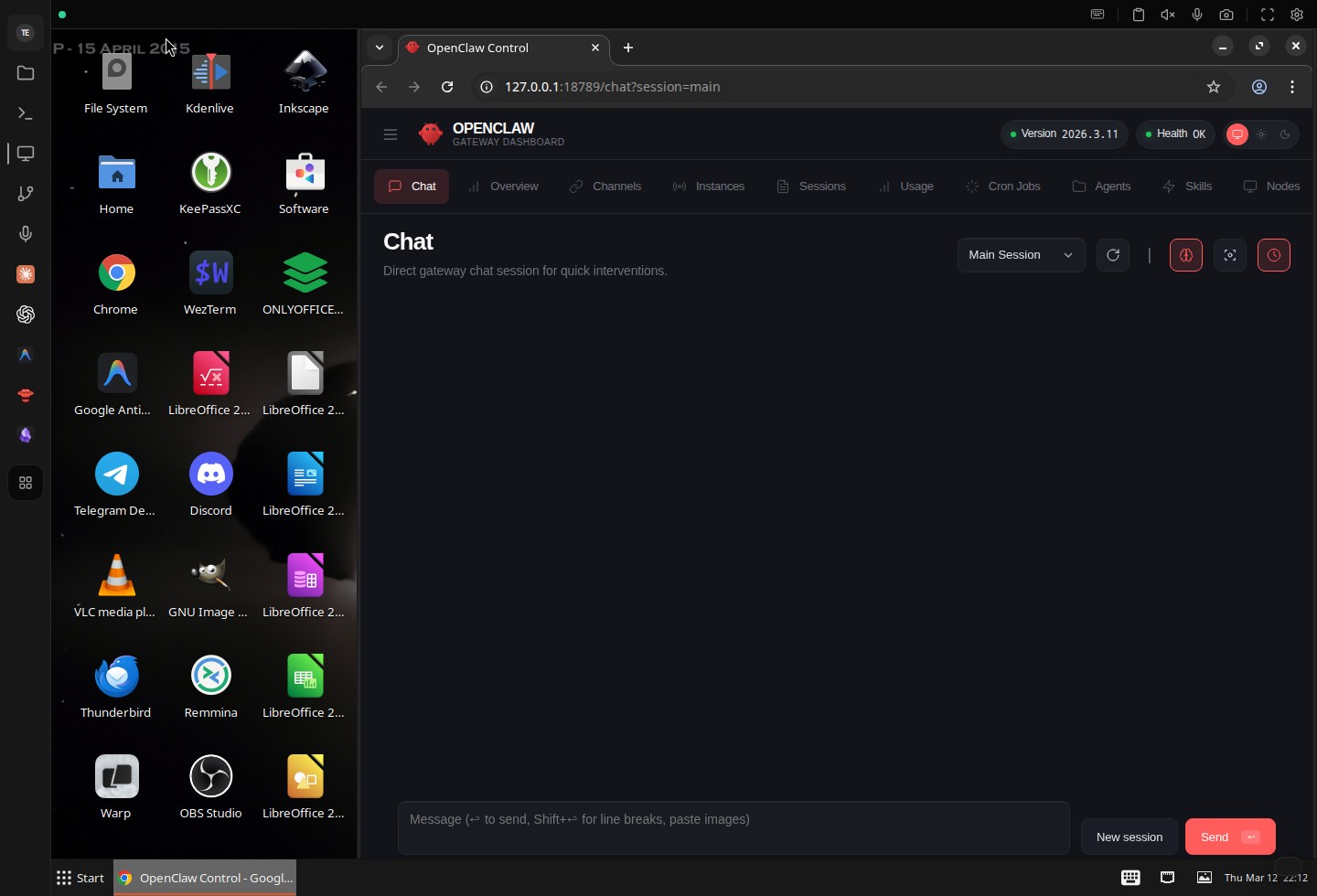 Giz Computer desktop workspace