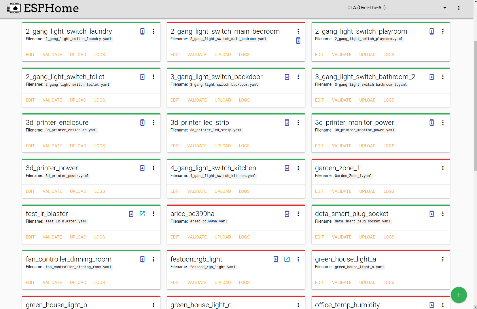 ESPHome screenshot