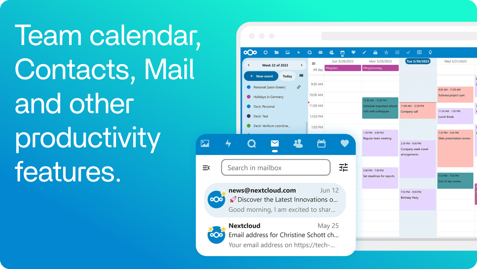 Nextcloud screenshot
