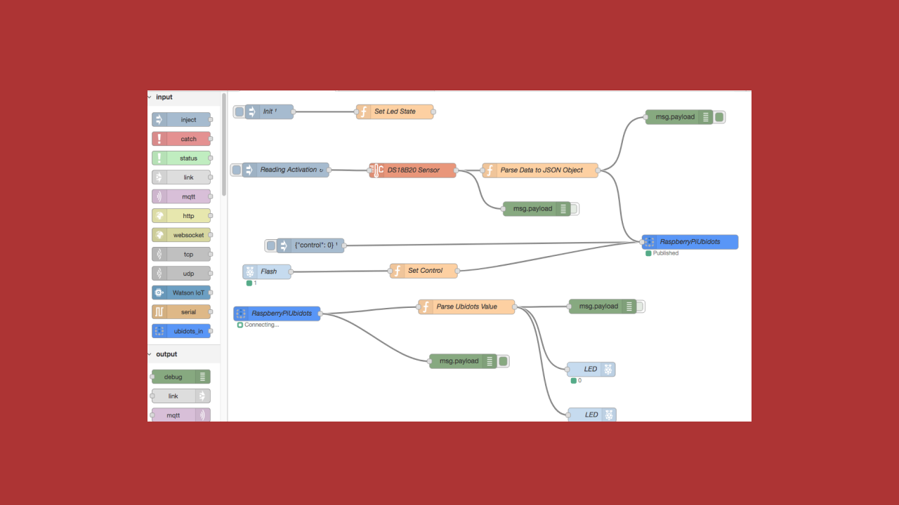 Node-RED screenshot